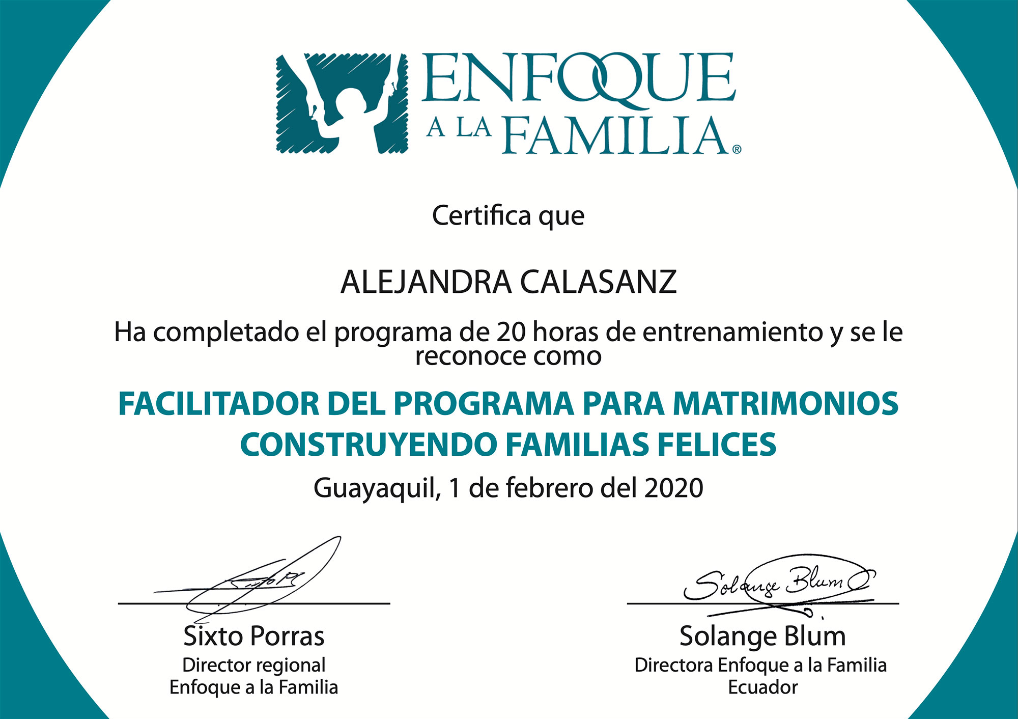 Enfoque a la familia